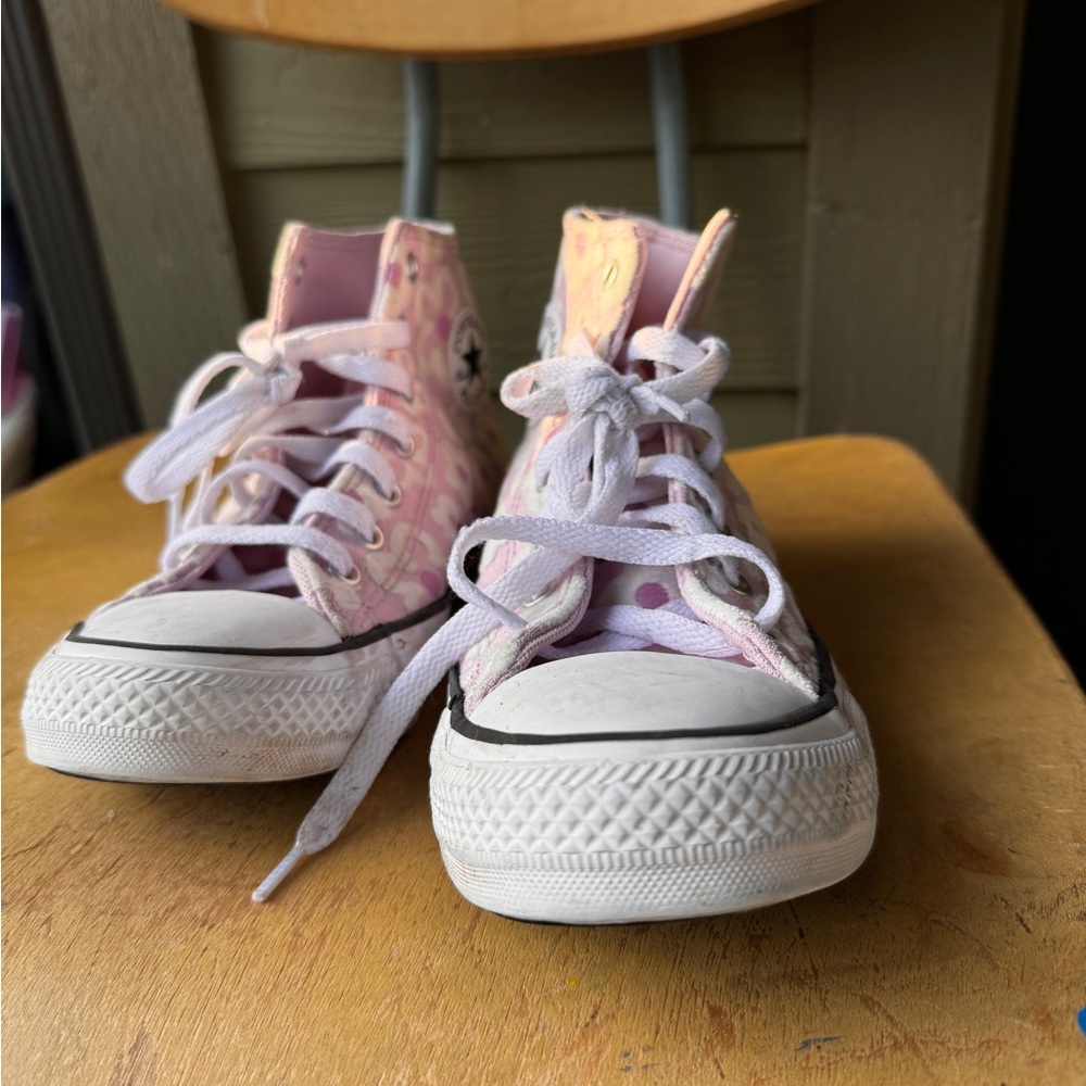 Converse Floral Pink High-Tops